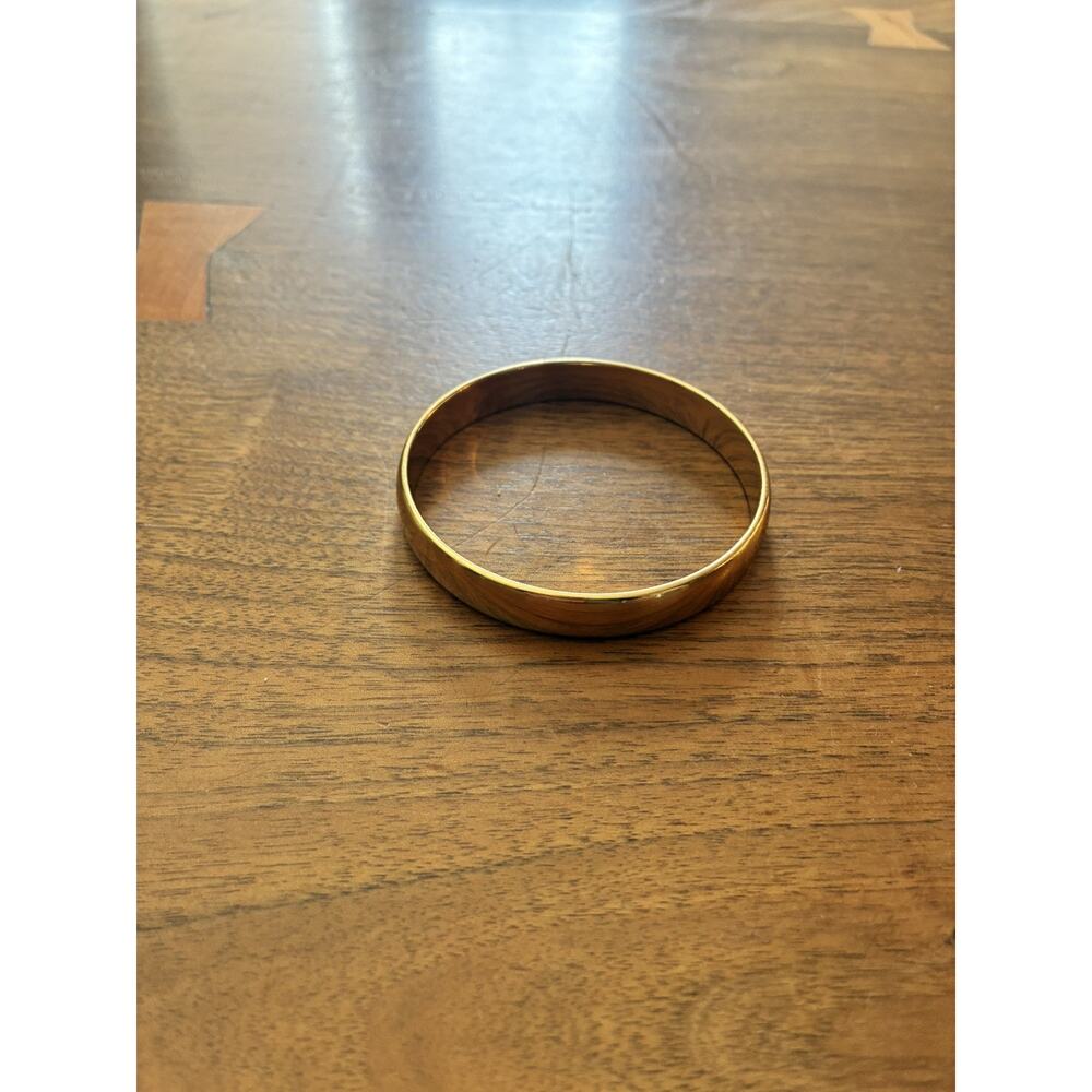 Vintage Monet Gold Tone Bangle Bracelet